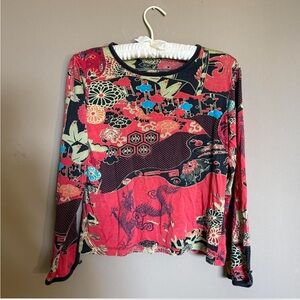 Y2K Vintage Dragon Top